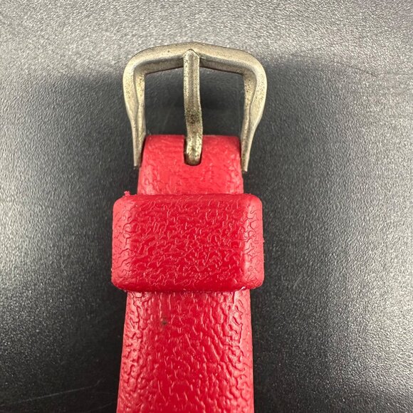 Vintage Dancing Snoopy Watch Red Dial Mid Century Kids Retro Untested As Is - Picture 8 of 11